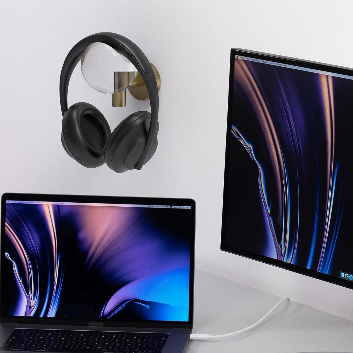 Soporte de Pared para Auriculares GEEKRIA - Bronce Antiguo