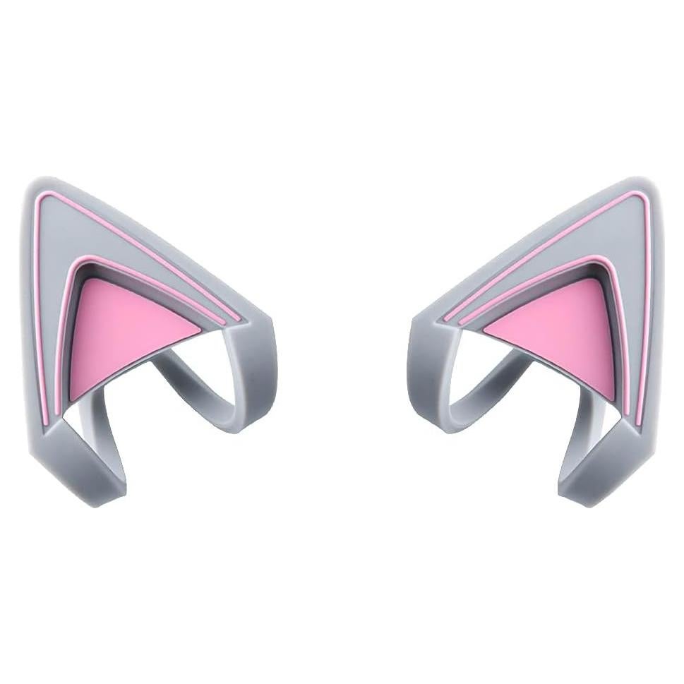 Orejas de Gato Silicona HUYUN para Auriculares 7-9cm Gris