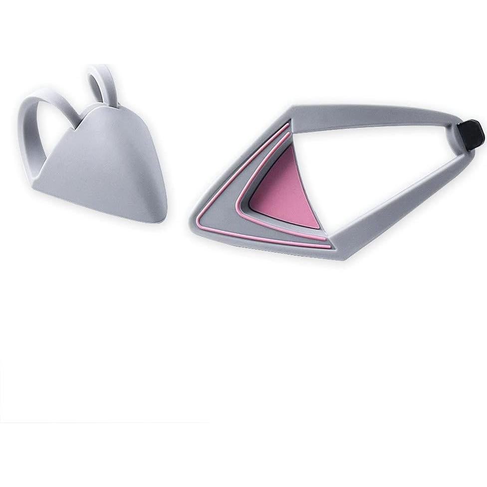 Orejas de Gato Silicona HUYUN para Auriculares 7-9cm Gris