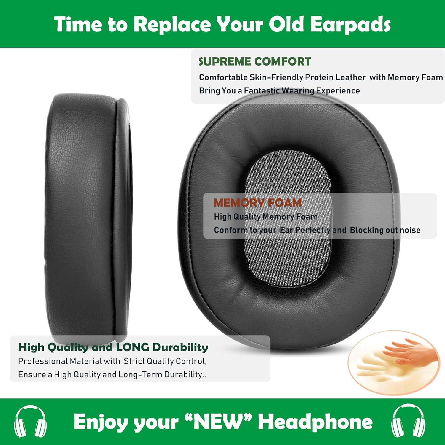 Cojines de Reemplazo ACCOUTA para Auriculares Plantronics Rig 800