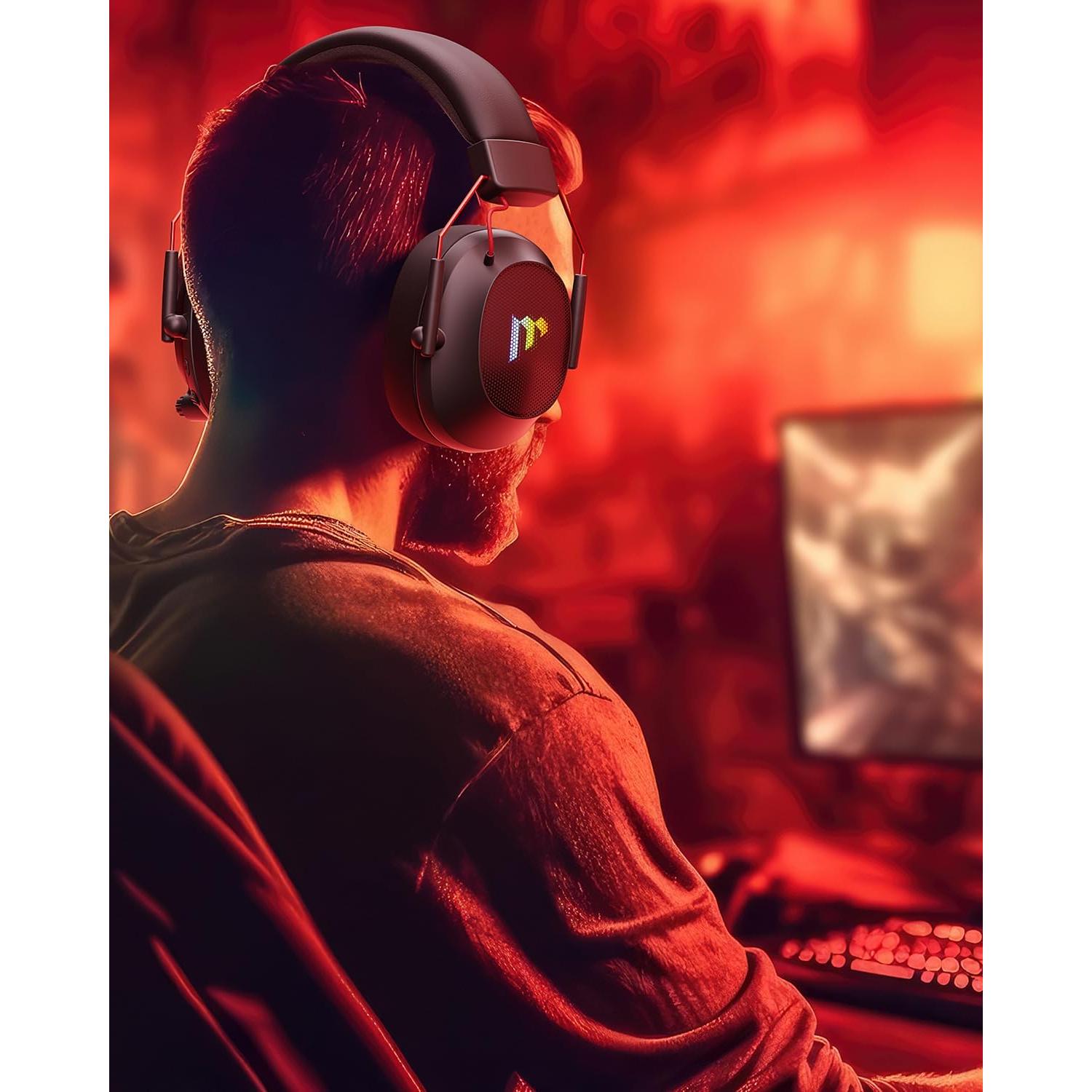 Auriculares Gaming Inalámbricos Mytrix Tac Master 50H RGB