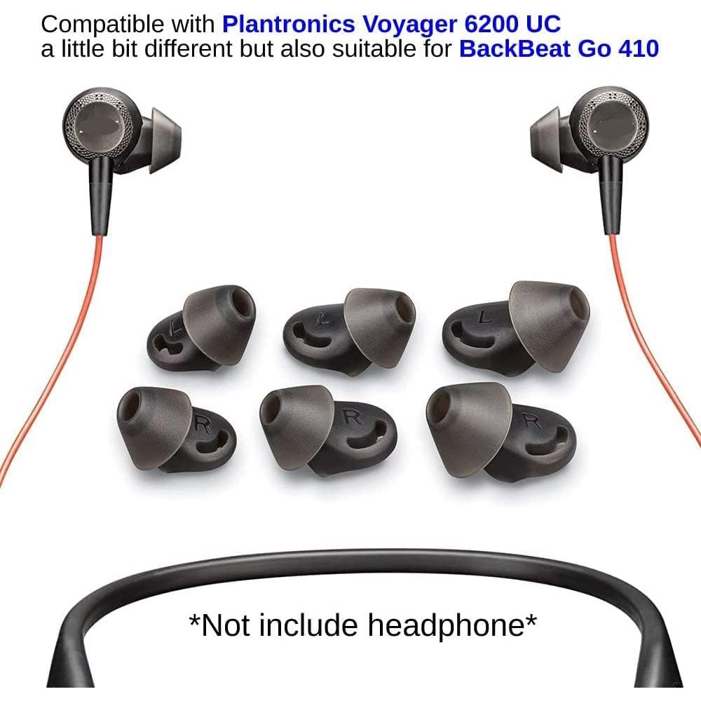 Eartips de Reemplazo Plantronics Voyager 6200 UC - 3 Pares Medianos