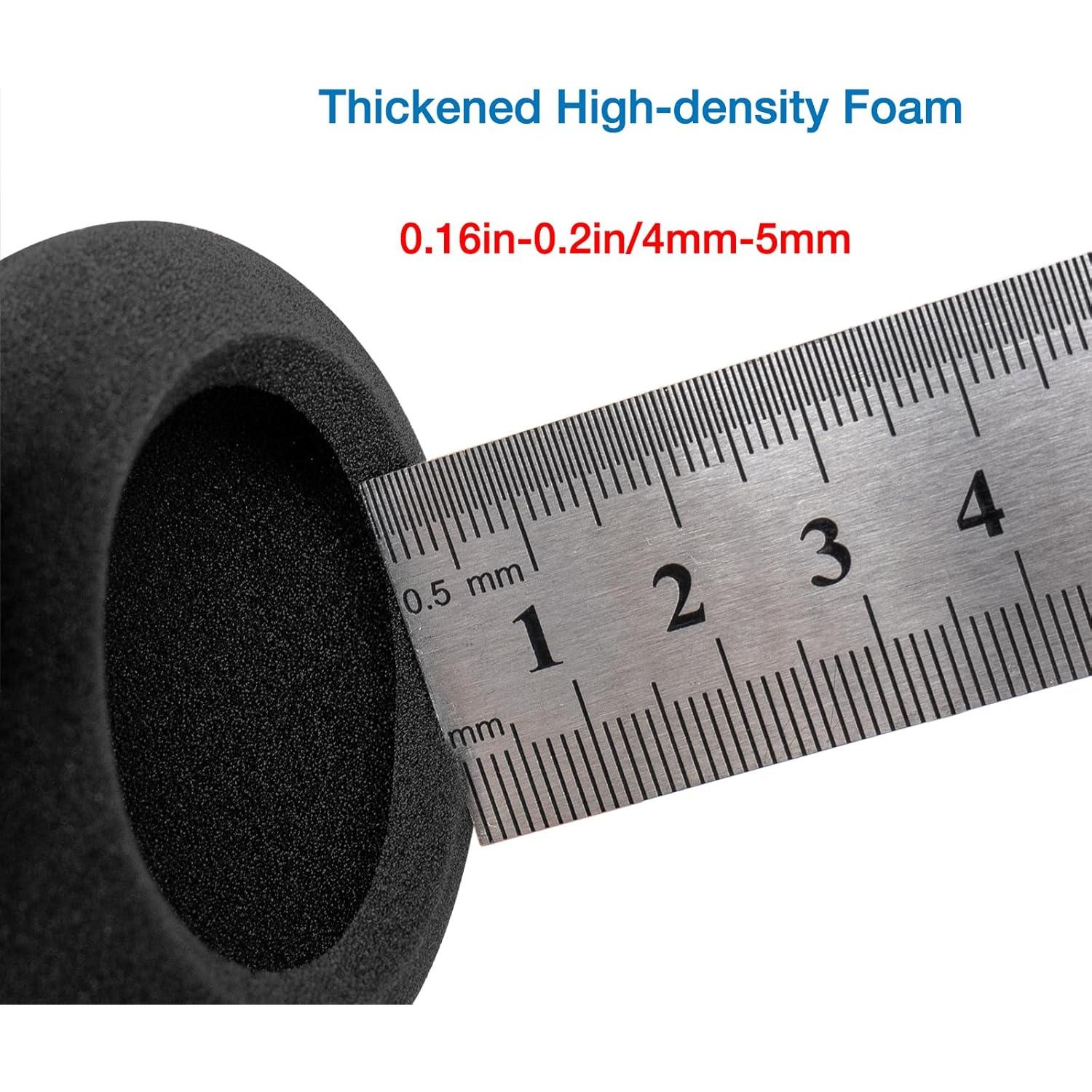 5 Pares Almohadillas de Espuma Voarmaks 60mm para Auriculares