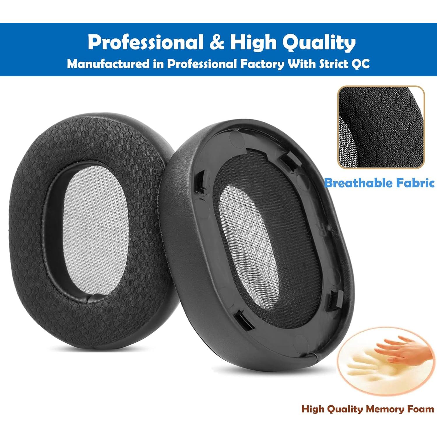 Almohadillas de Reemplazo Plantronics RIG 500 PRO HX/HA/HC - Espuma Viscoelástica Negra