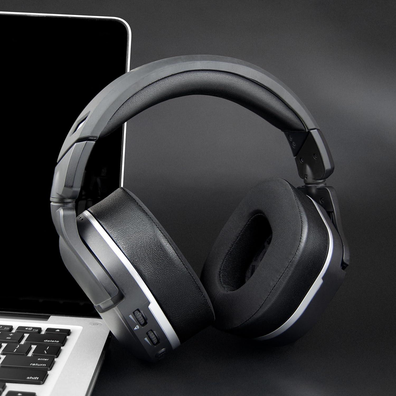 Cubierta de Diadema SOULWIT para Auriculares Turtle Beach Stealth 700 Gen2 - Negro