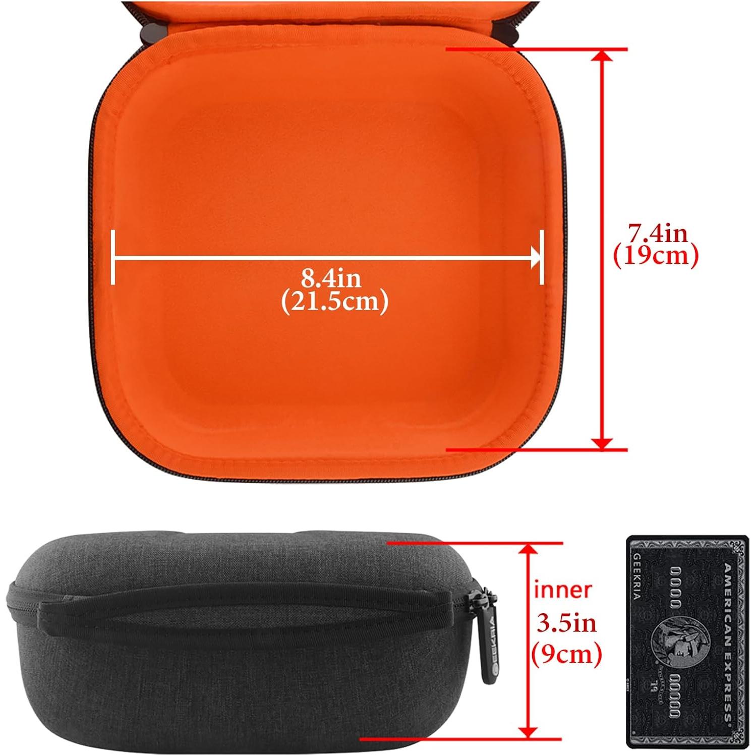Funda Dura para Auriculares Geekria EJB1-19 Gris Oscuro