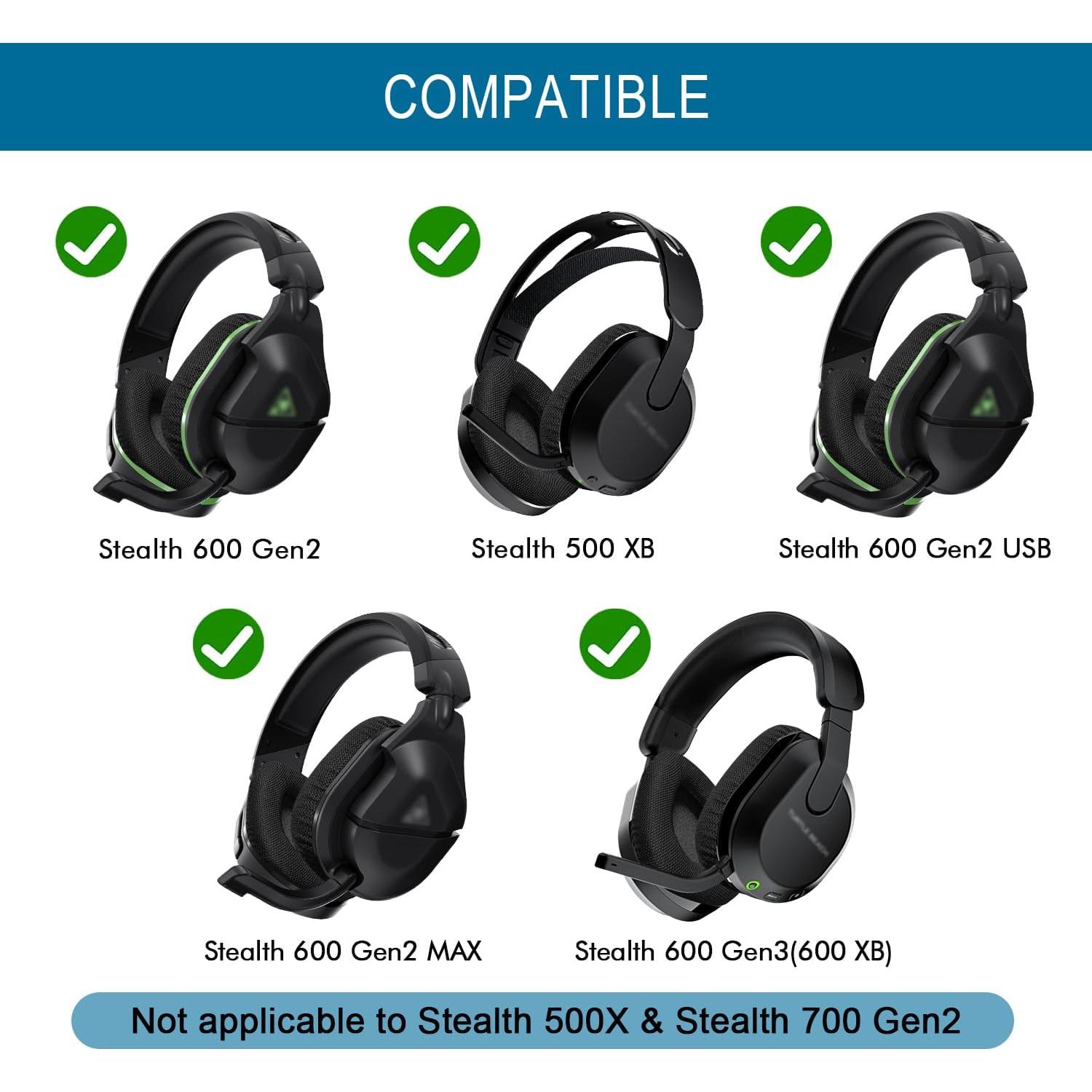 Almohadillas de Tela de Malla GEVO para Turtle Beach Stealth 600