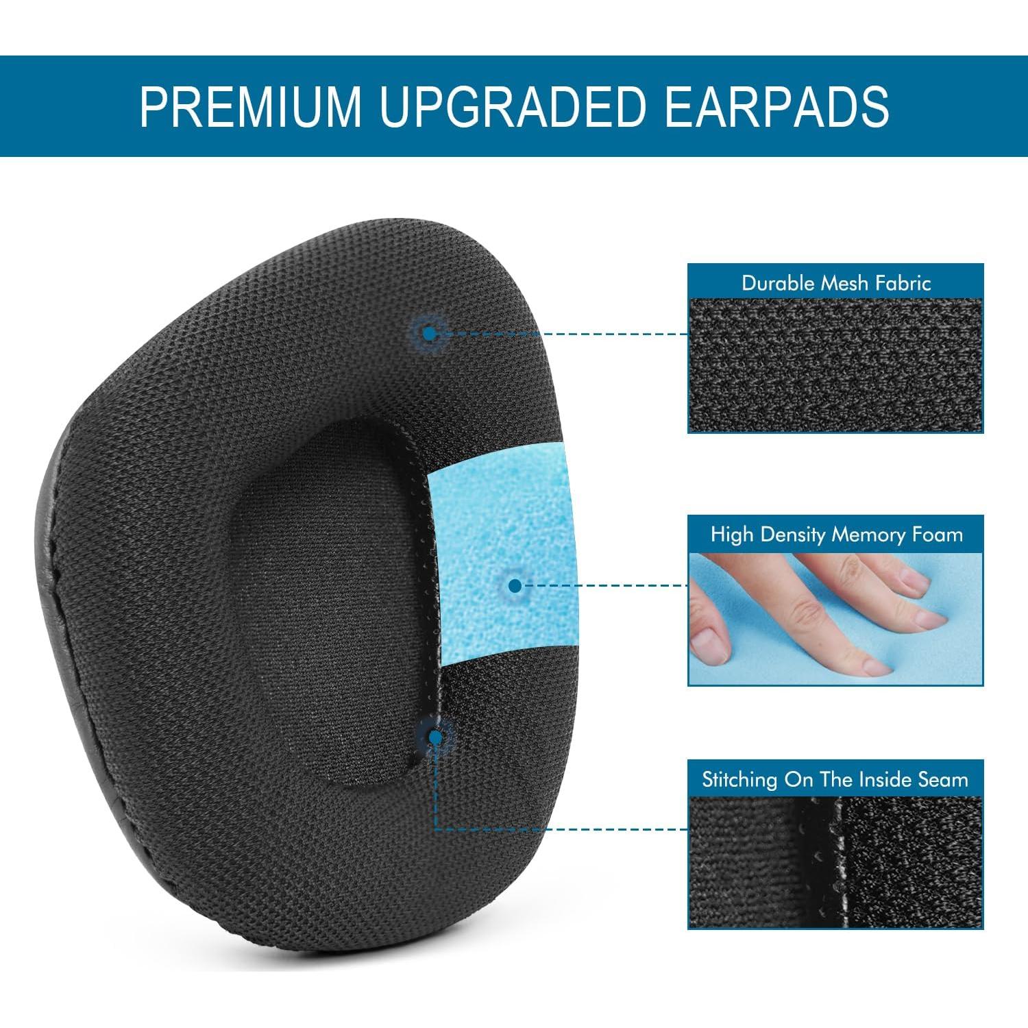 Almohadillas de Tela de Malla GEVO para Turtle Beach Stealth 600