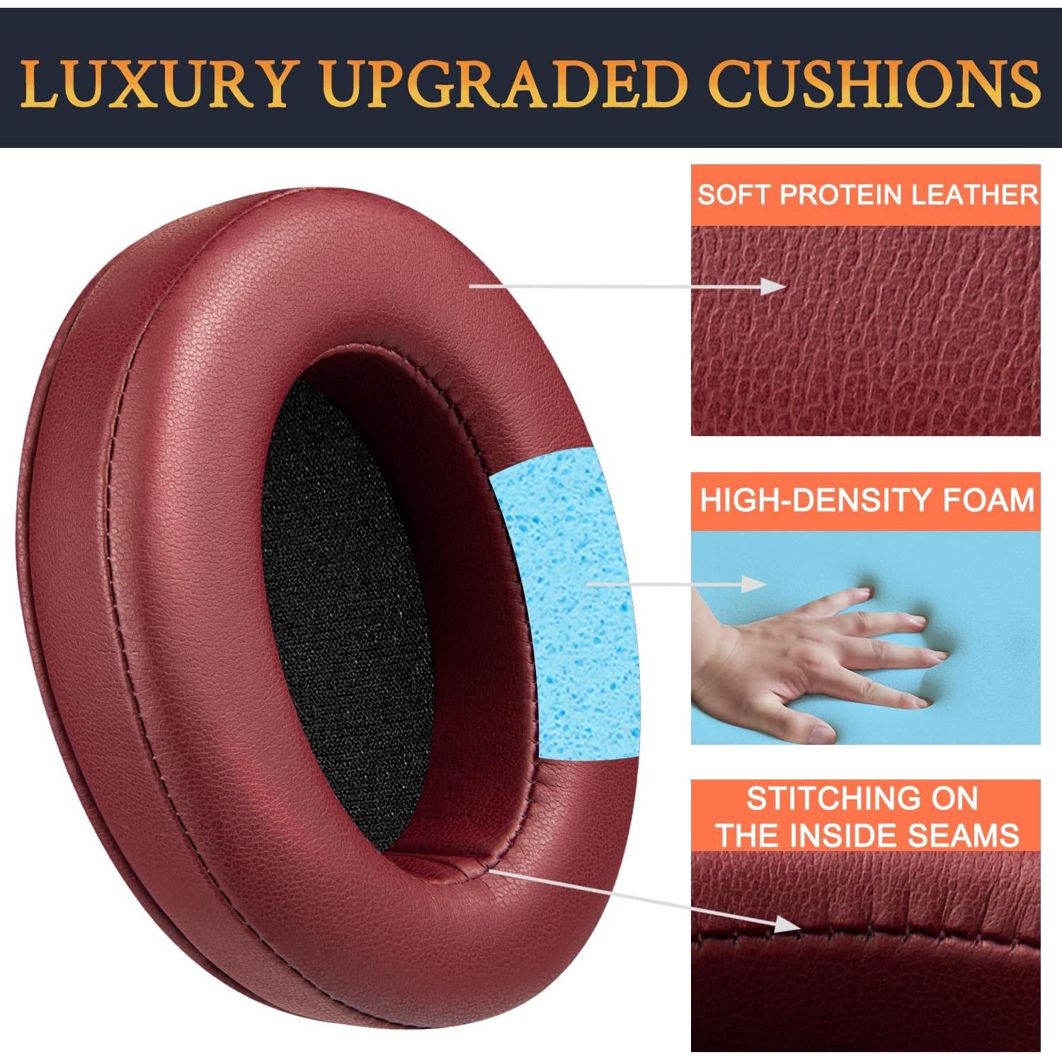 Almohadillas de Cuero SOULWIT para Auriculares Universales