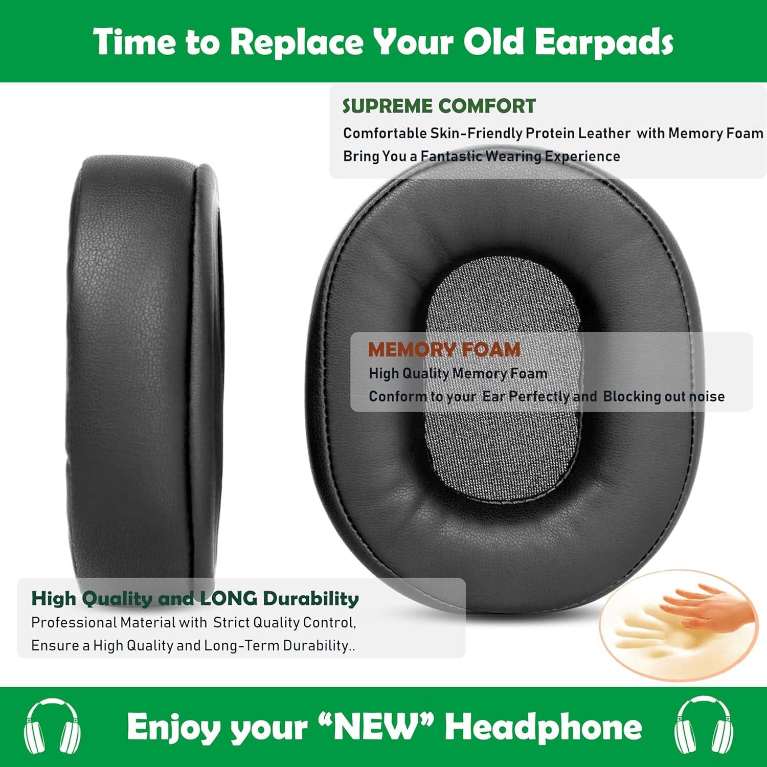 Cojines de oído ACCOUTA para Turtle Beach X11 X12 X2 X3