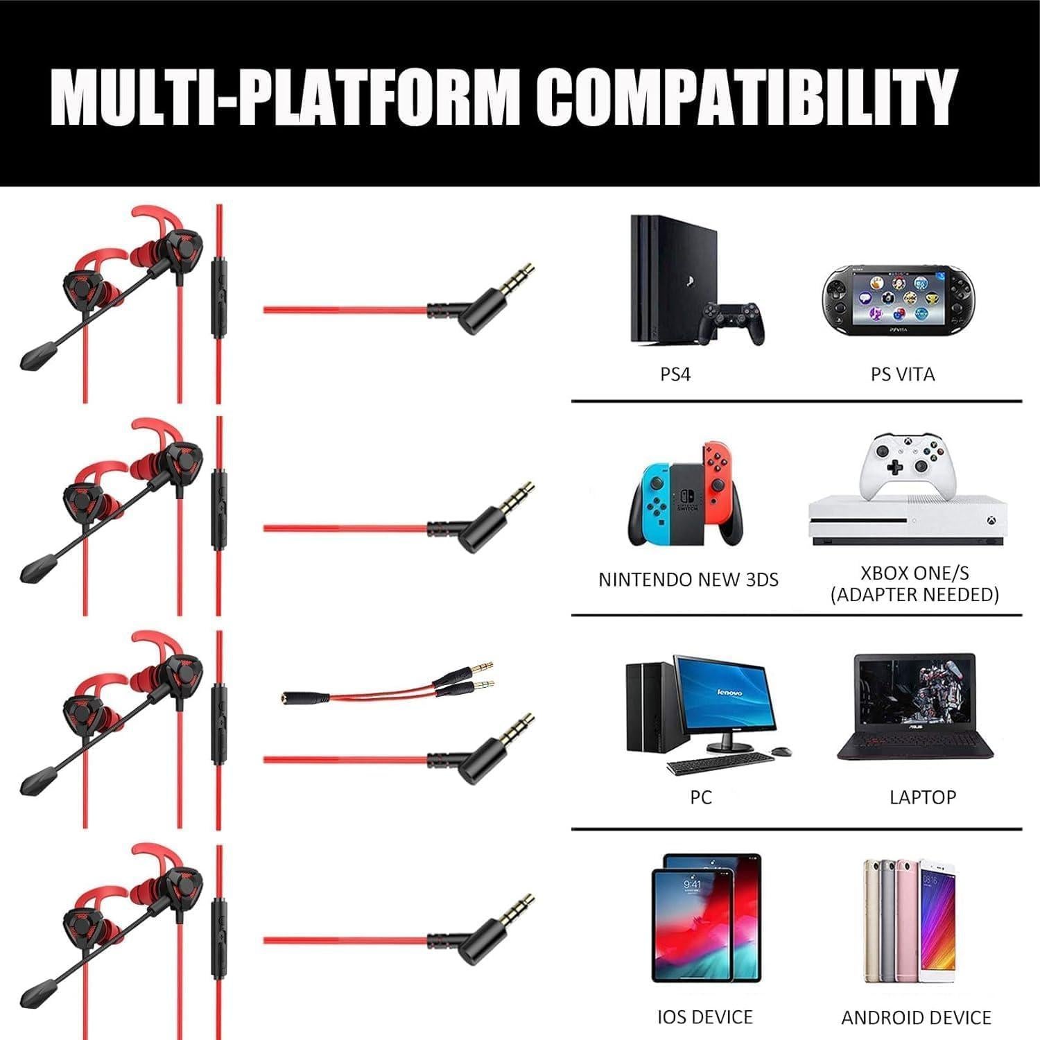 Auriculares Gaming YYUNJINI con Micrófono y Cancelación de Ruido