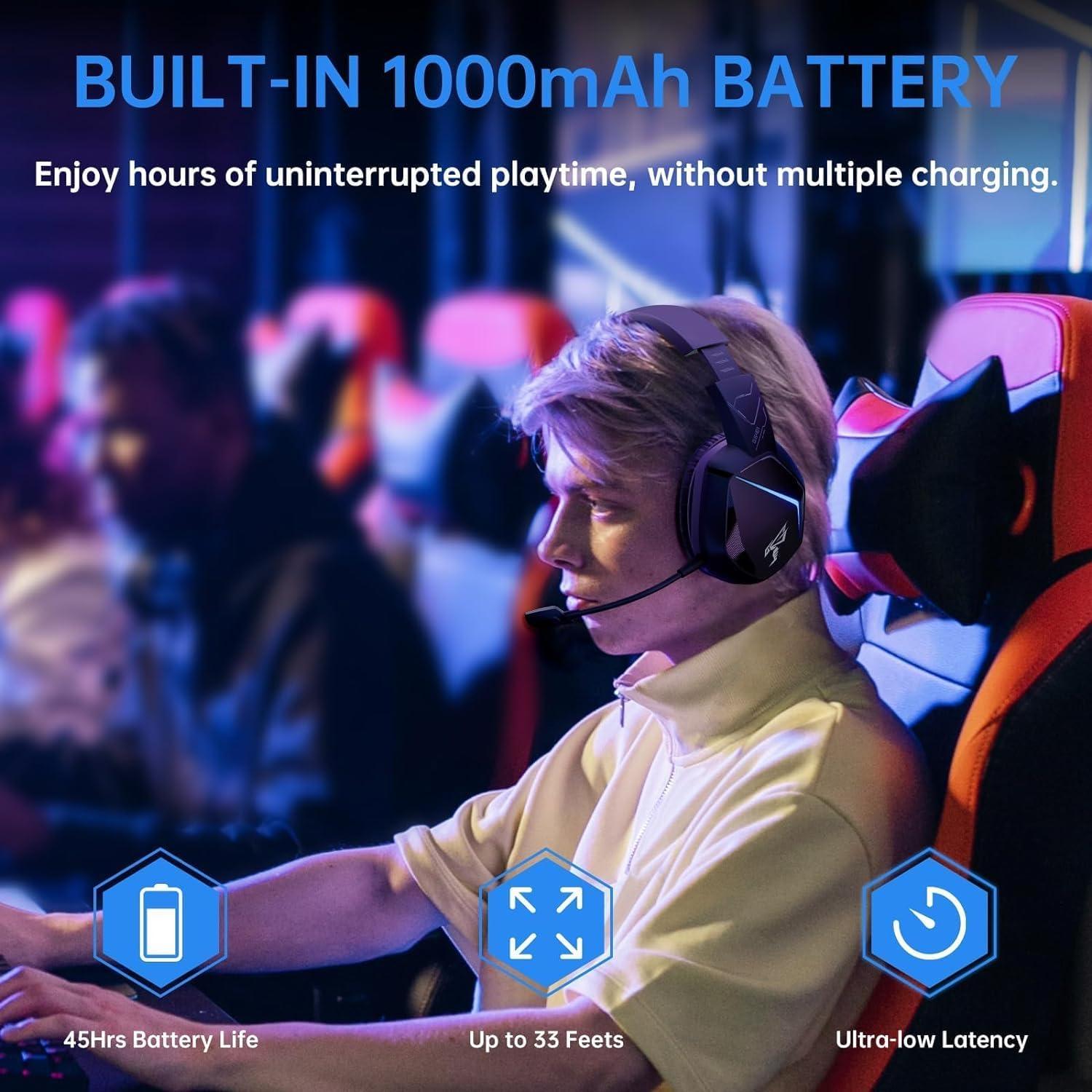 Auriculares Gaming Inalámbricos SOMIC GS401 Pro 50mm Bluetooth 5.2