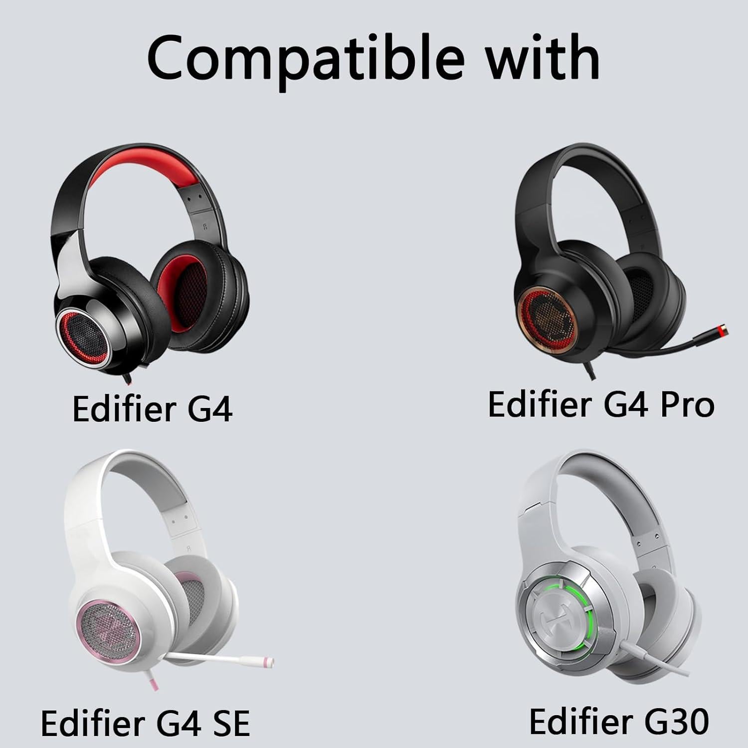 Almohadillas de Repuesto Edifier G4/G4 Pro/G30 - Malla Transpirable