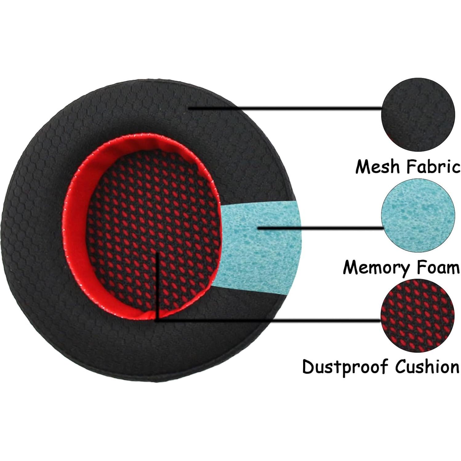Almohadillas de Repuesto Edifier G4/G4 Pro/G30 - Malla Transpirable