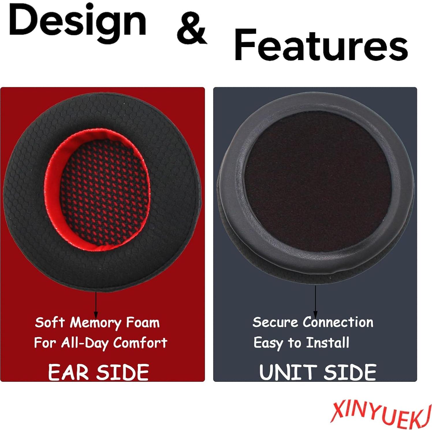 Almohadillas de Repuesto Edifier G4/G4 Pro/G30 - Malla Transpirable