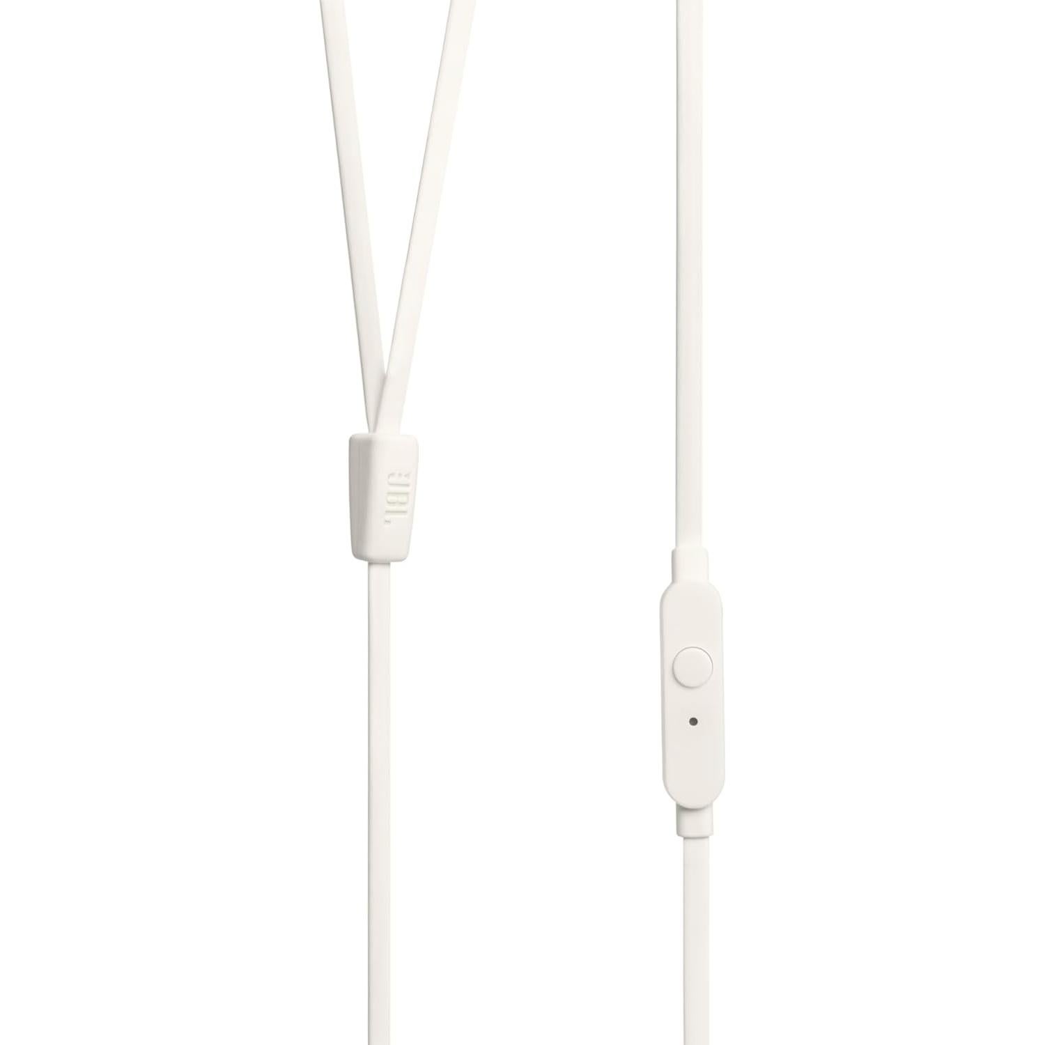 Auriculares In-Ear JBL Tune 110 Blanco, Sonido Pure Bass