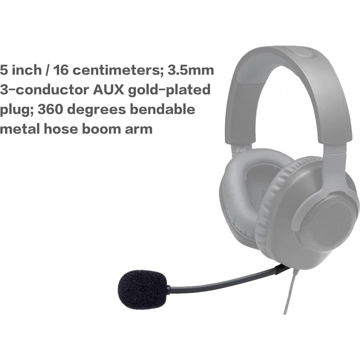 Micrófono de Reemplazo UNCLE LIGHT para JBL Quantum 100 - 20.32 cm