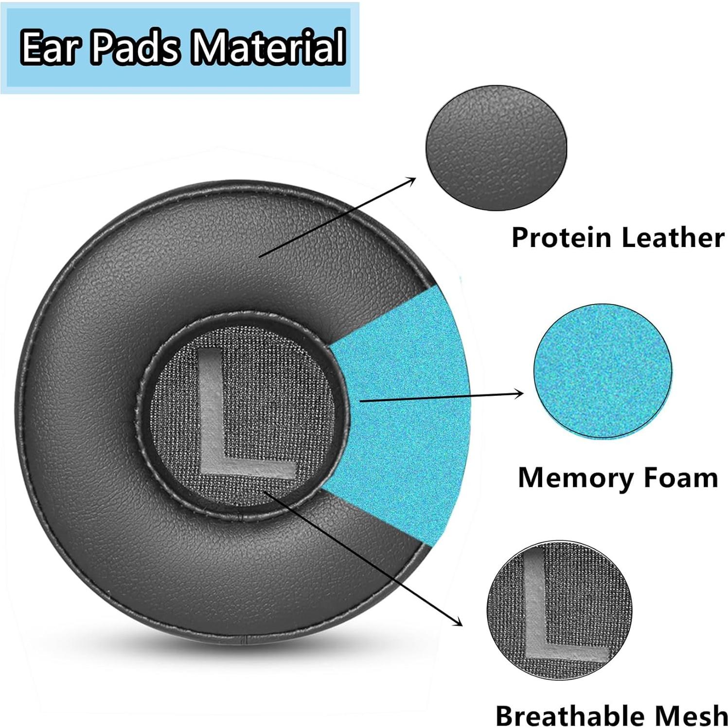 Almohadillas de Reemplazo TaiZiChangQin para JBL Tune 450BT/460BT/500BT