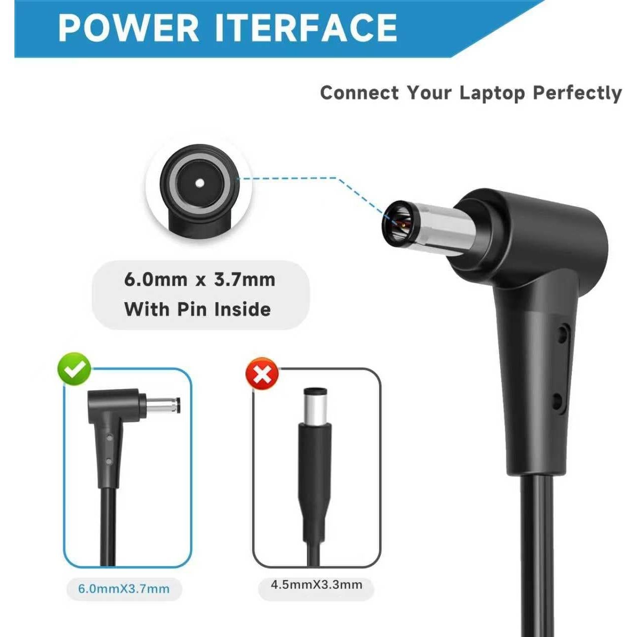 Cargador de Laptop 200W LIFKAHY Compatible con Asus TUF y ROG