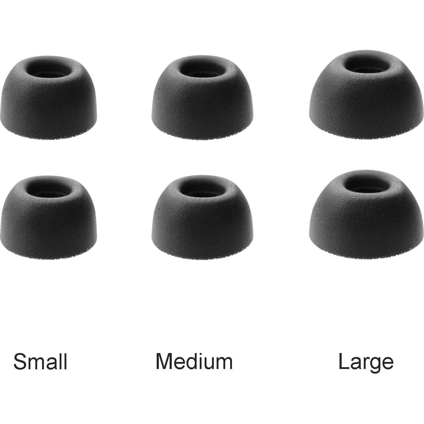 Puntas de Espuma de Memoria Klowcok para Auriculares ASUS ROG Cetra - 3 Pares S/M/L