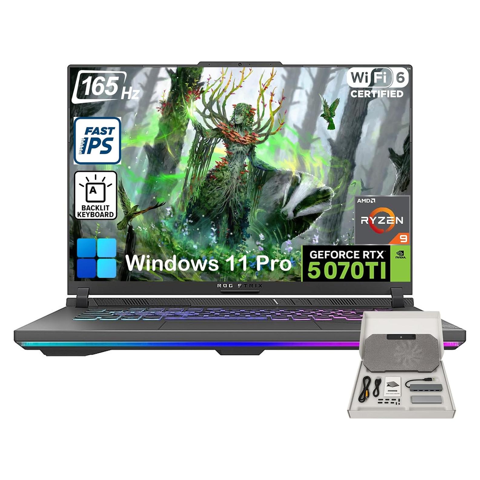 Laptop para Juegos ASUS ROG Strix G16 - Ryzen 9, 32GB RAM, 2TB SSD