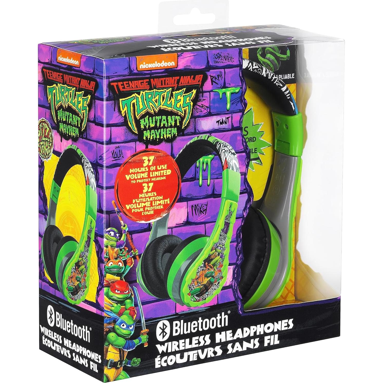 Auriculares Inalámbricos KIDdesigns TM-B52 Tortugas Ninja
