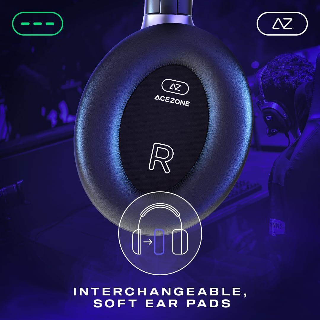 Auriculares Inalámbricos AceZone A-Blaze - ANC, 45h Batería