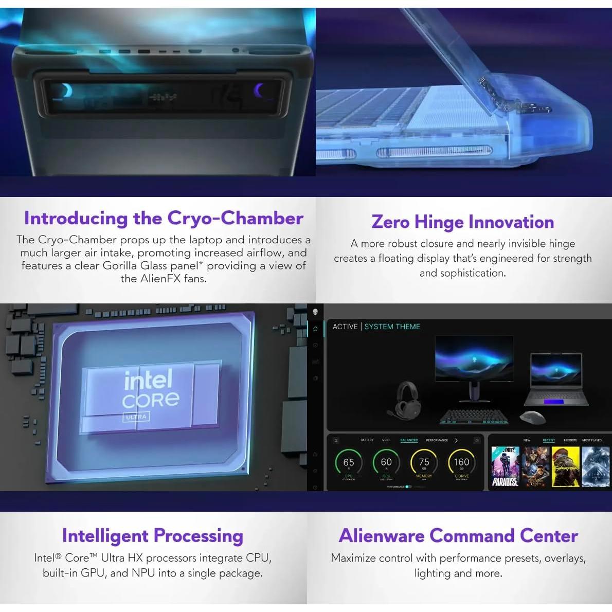 Laptop Alienware 16 Area-51 AI 16" 240Hz 32GB RAM 2TB SSD