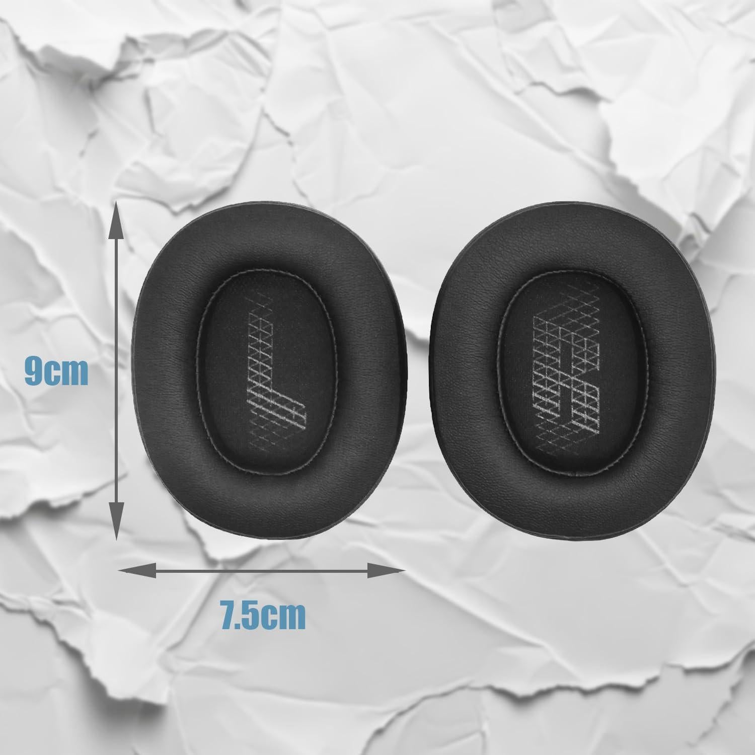 Cojines de Reemplazo INF para Auriculares JBL Live 500BT - Negro