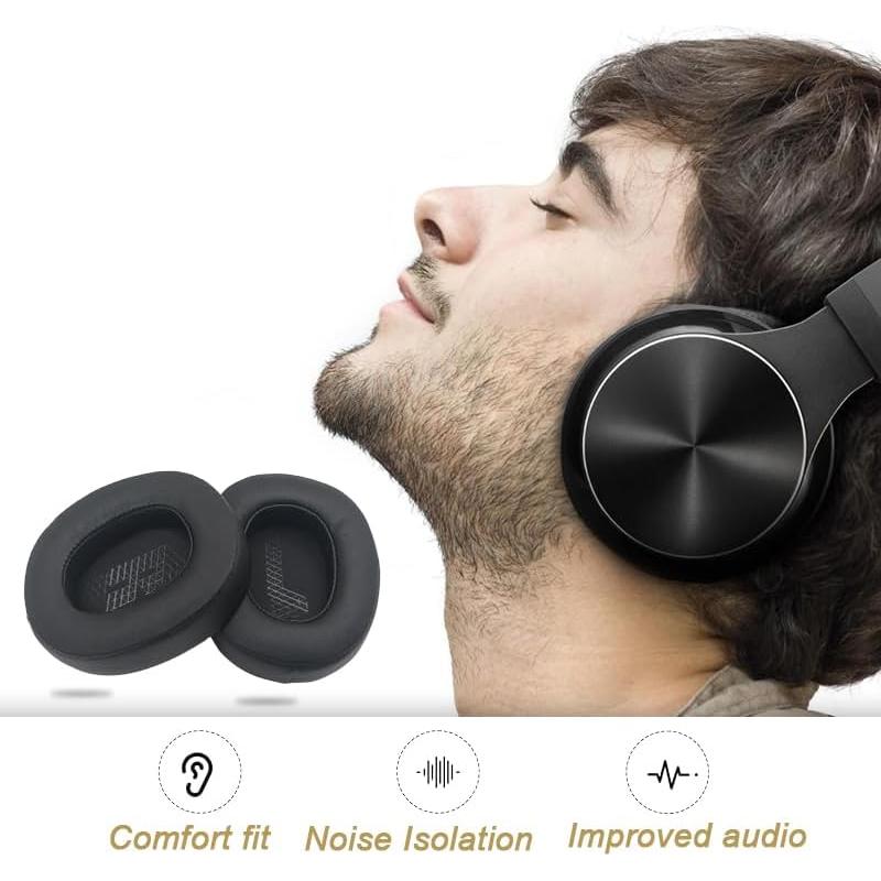 Cojines de Reemplazo INF para Auriculares JBL Live 500BT - Negro