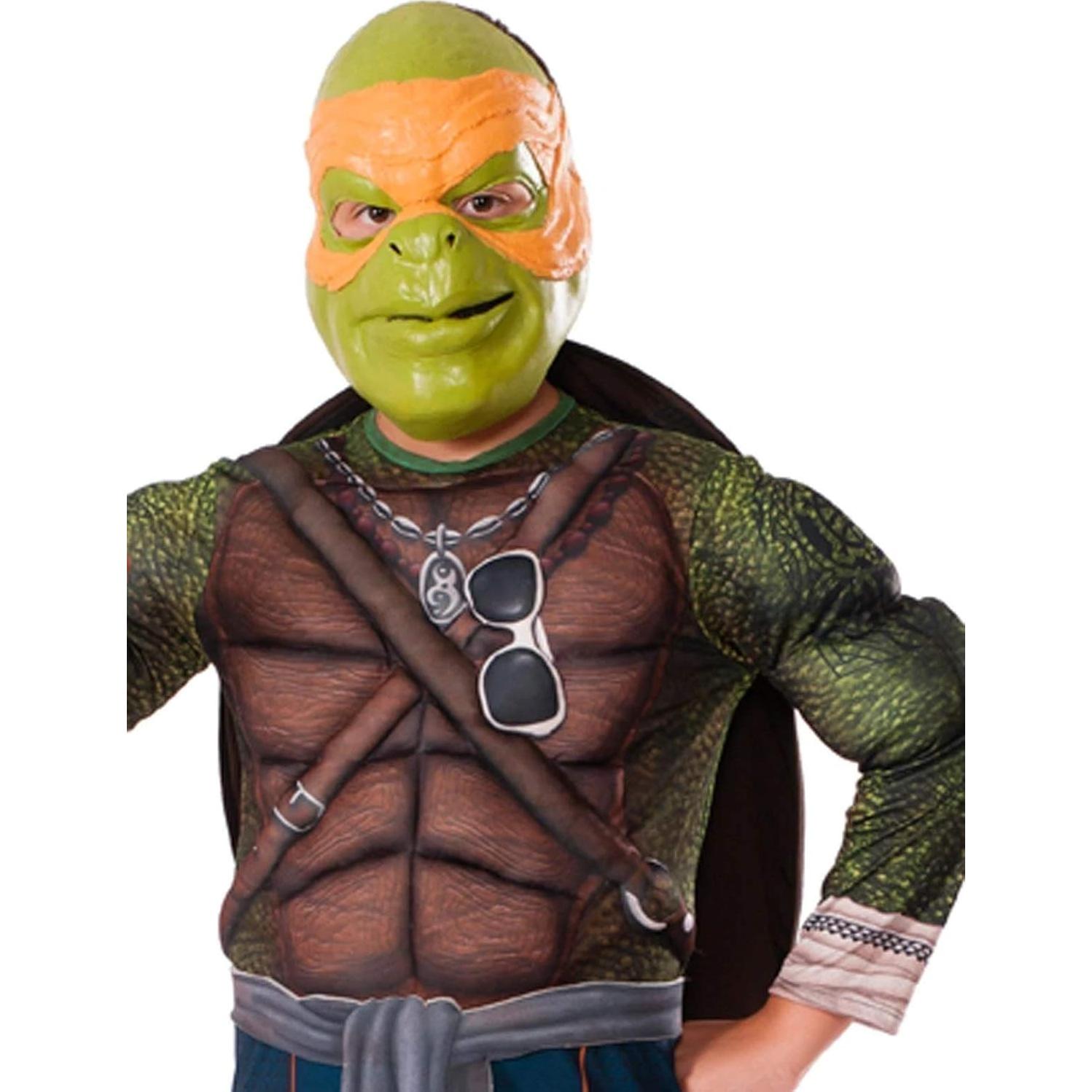 Disfraz Musculoso Michelangelo Rubies para Niño Grande 8-10 Años