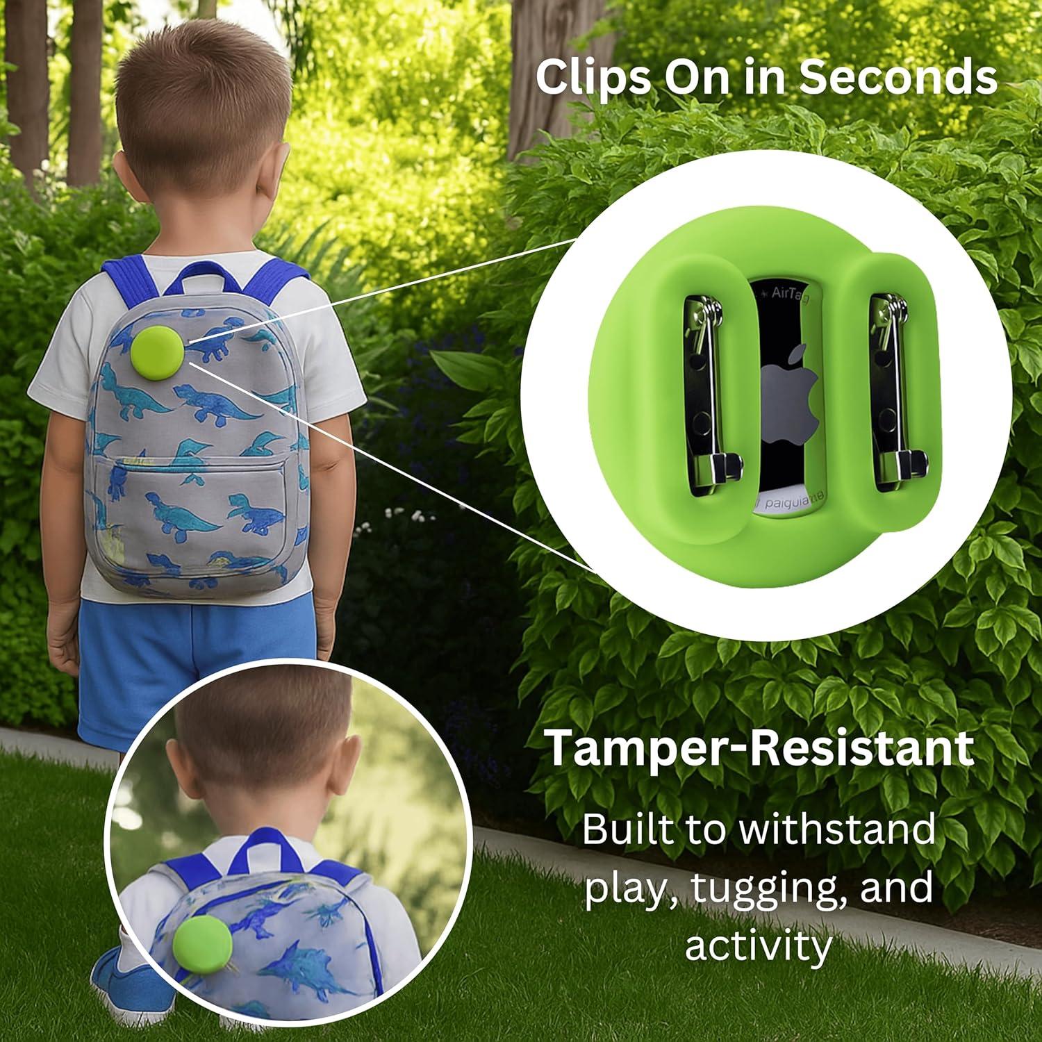 Soporte de Silicona Doble Pin para AirTag TITAN PPE - 3 Paquetes