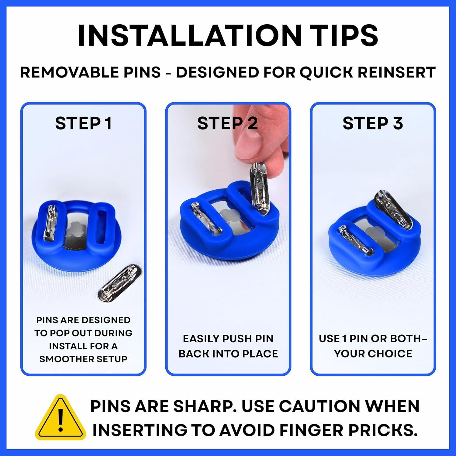 Soporte de Silicona Doble Pin para AirTag TITAN PPE - 3 Paquetes