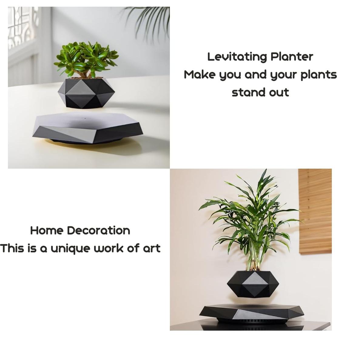 Maceta Flotante MOOCCI Hexagonal para Suculentas 19.5cm