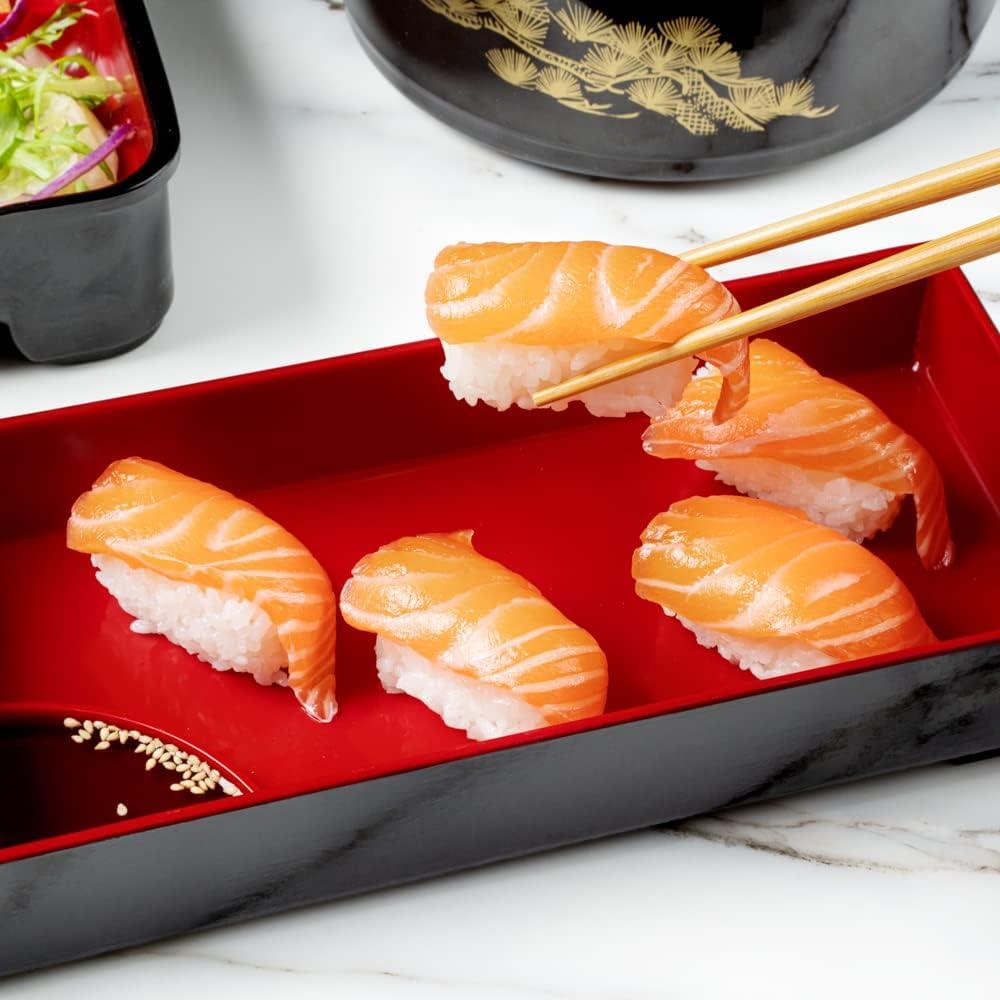 Bandeja Bento Tek 35.4 cm con 2 Compartimentos - Restaurantware