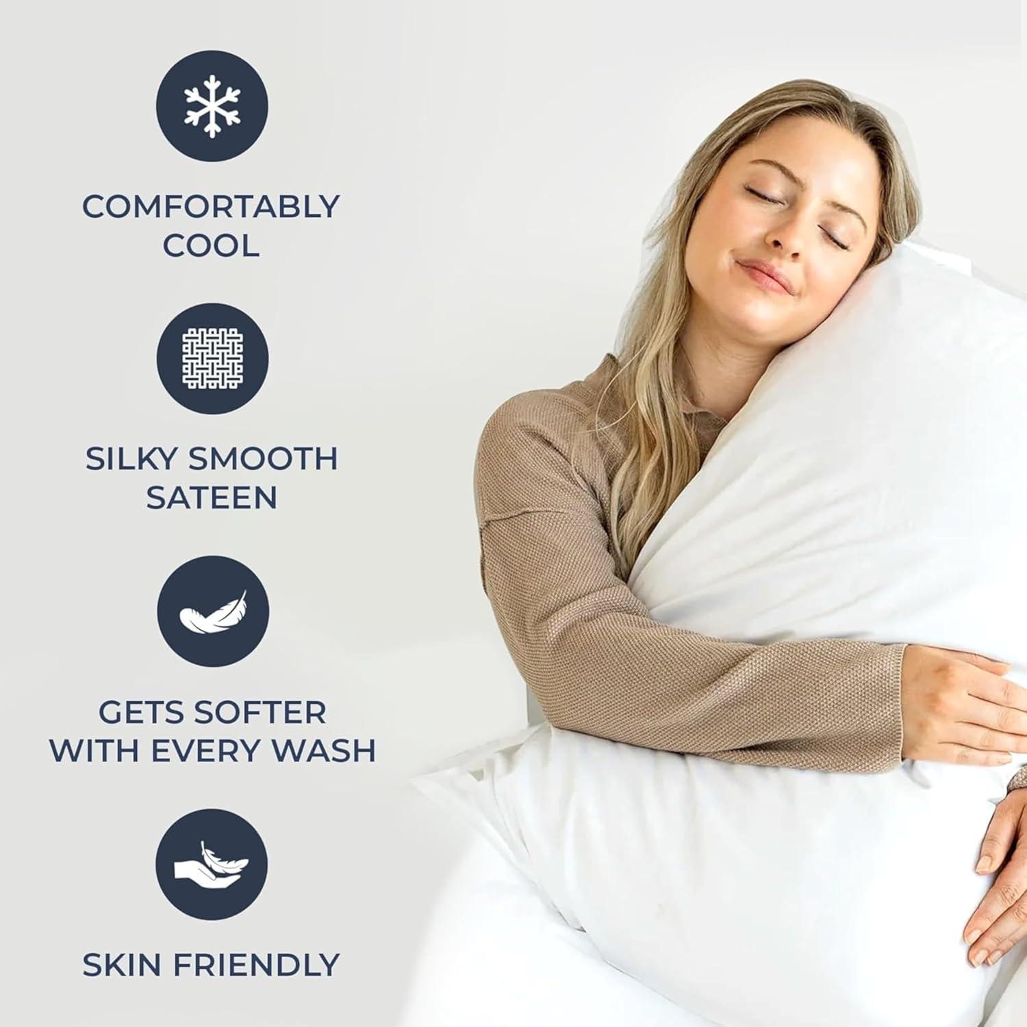 Sábanas Doble 100% Algodón Orgánico Sweave 415 Hilos Marfil