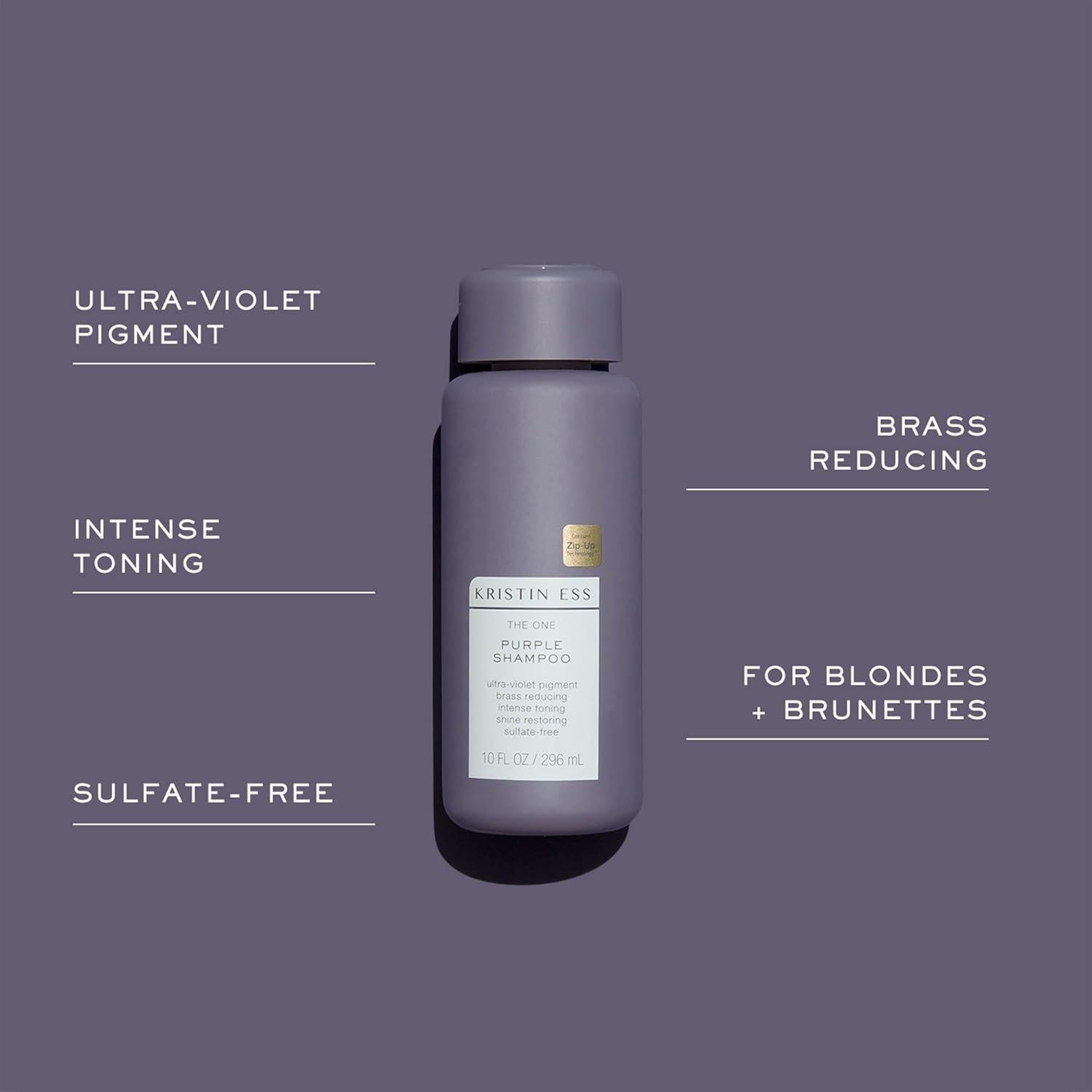 Conjunto Champú y Acondicionador Morado Kristin Ess 283.5 g