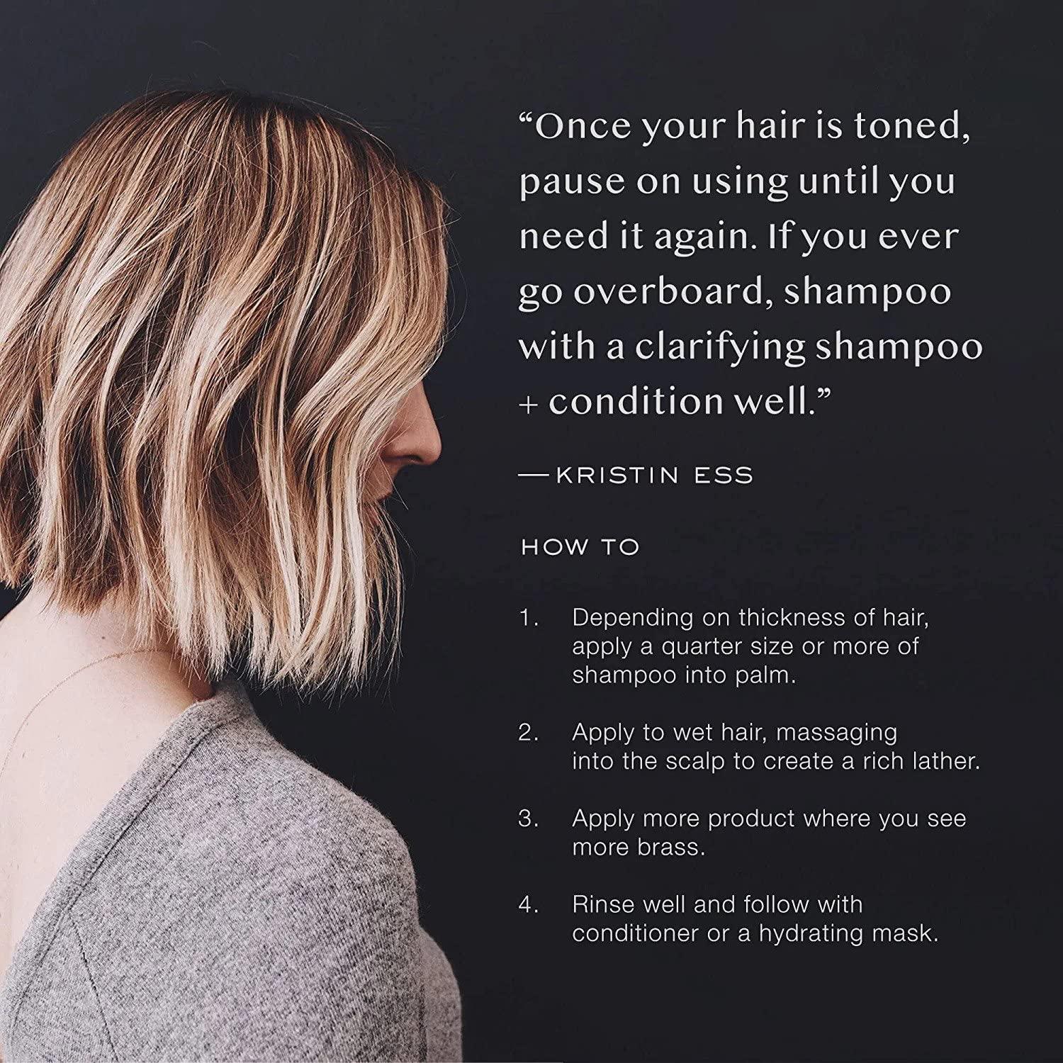 Conjunto Champú y Acondicionador Morado Kristin Ess 283.5 g