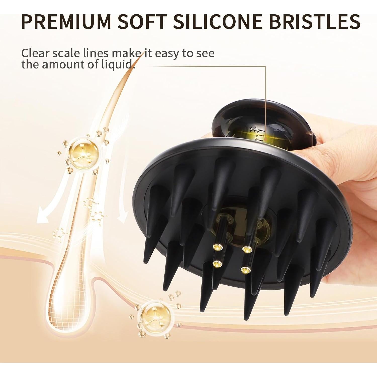 Cepillo Aplicador de Aceite TOCULAB para Crecimiento del Cabello