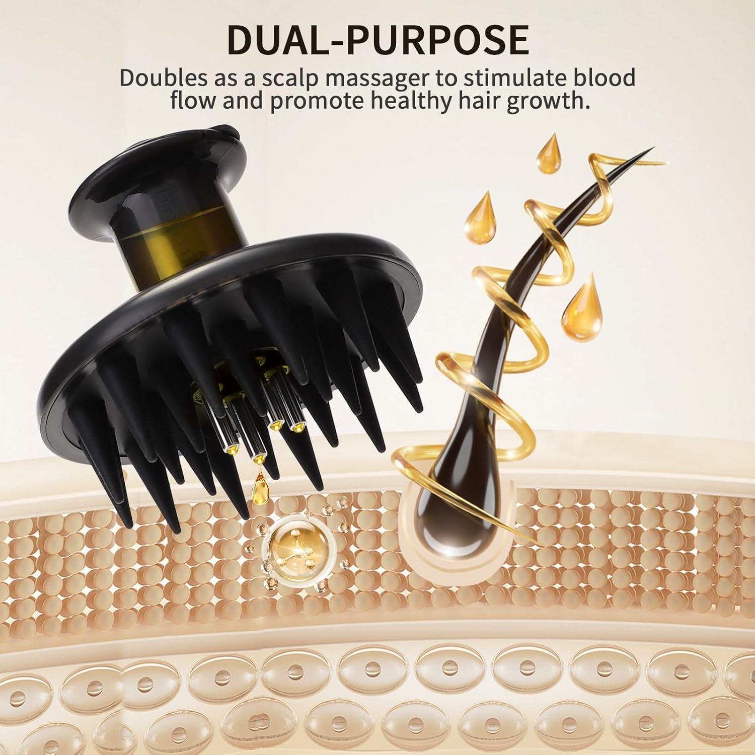 Cepillo Aplicador de Aceite TOCULAB para Crecimiento del Cabello