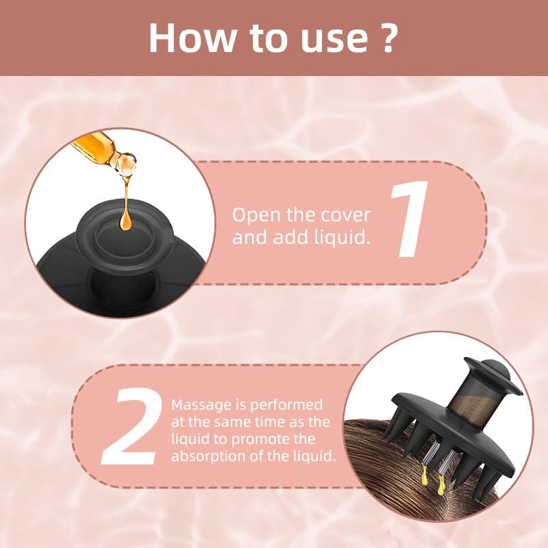 Cepillo Aplicador de Aceite TOCULAB para Crecimiento del Cabello