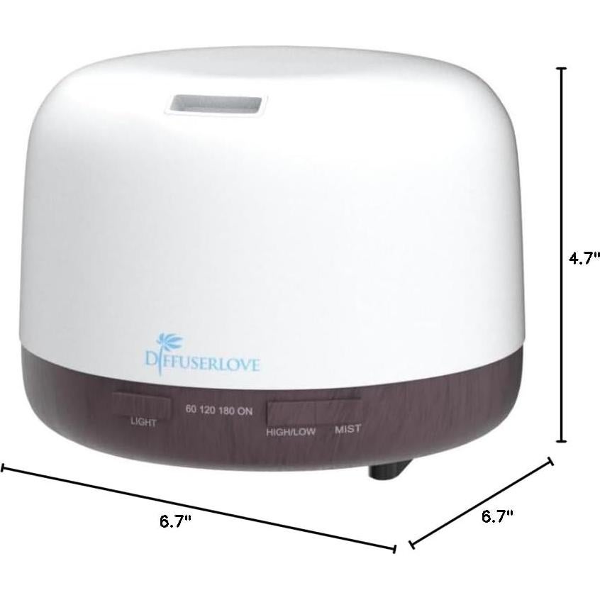 Difusor de Aceite Esencial Diffuserlove 500ML Control Remoto