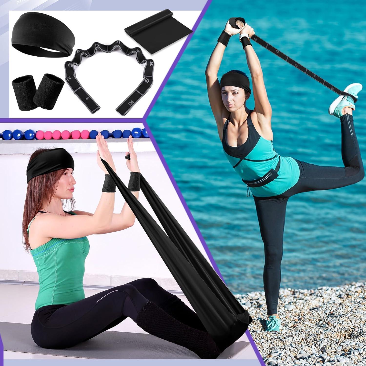 Kit de Fitness Poen 18 Pcs: Anillo, Pelota, Bandas y Más