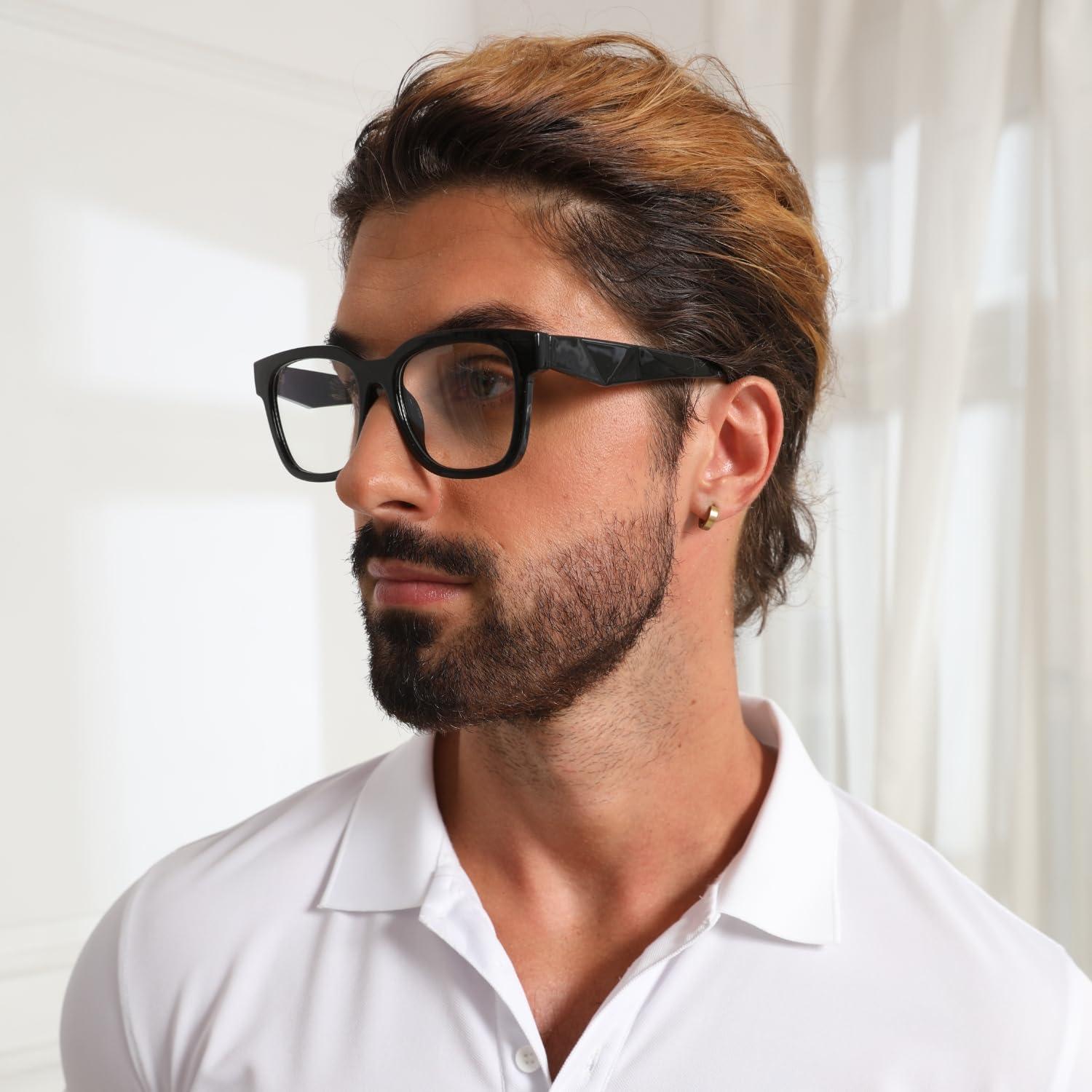 Gafas bloqueadoras luz azul Kimorn, protección UV, marco negro