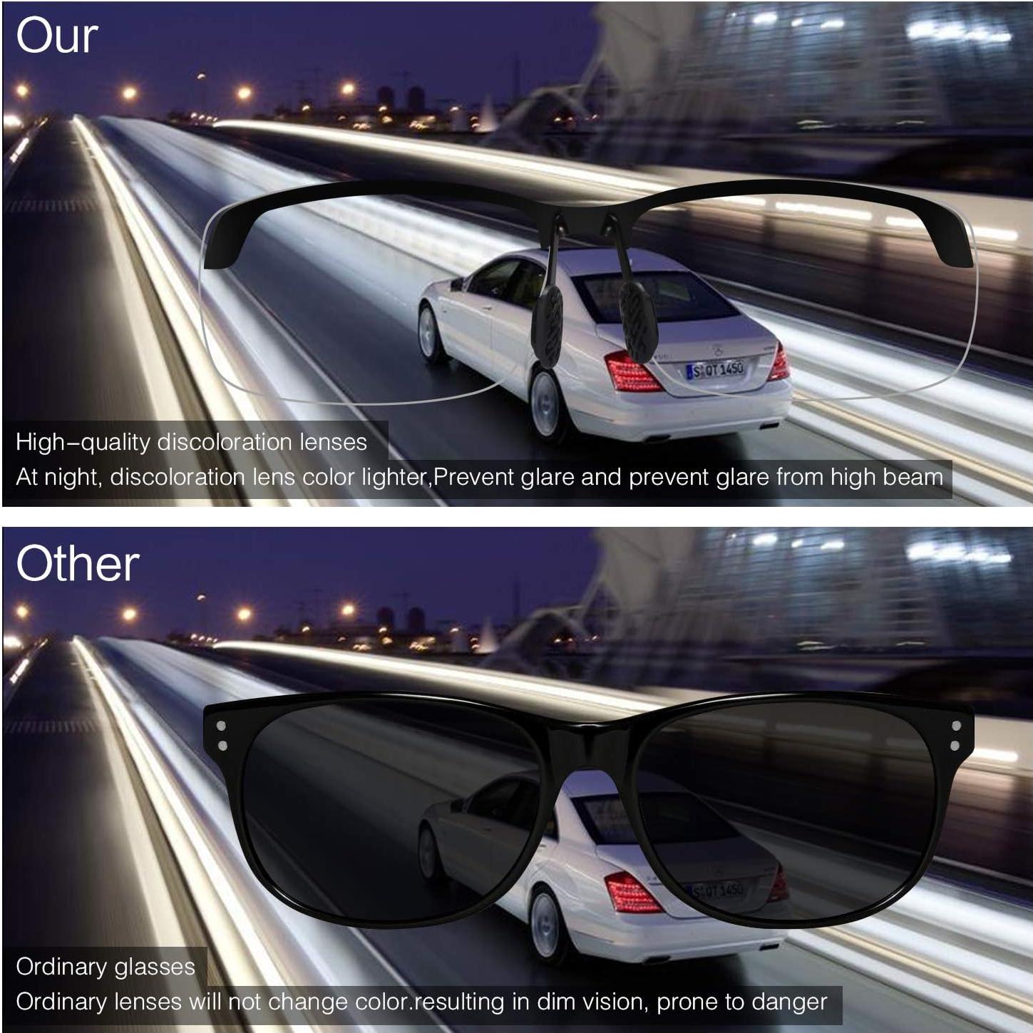 Gafas de sol fotoquímicas PEEPAI para hombres UV400 polarizadas