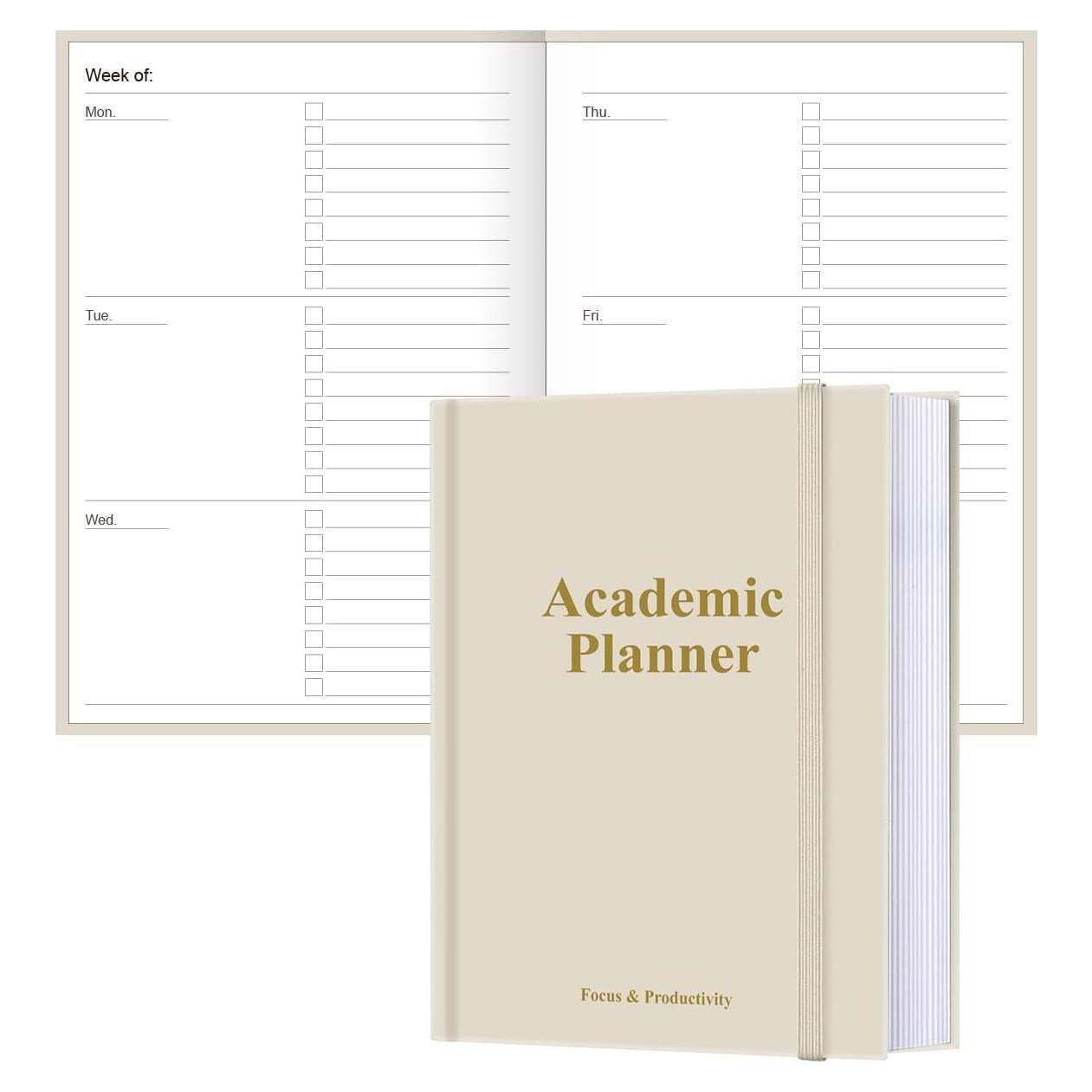 Planificador Académico A5 Tuun Fuplan Beige 200 Páginas