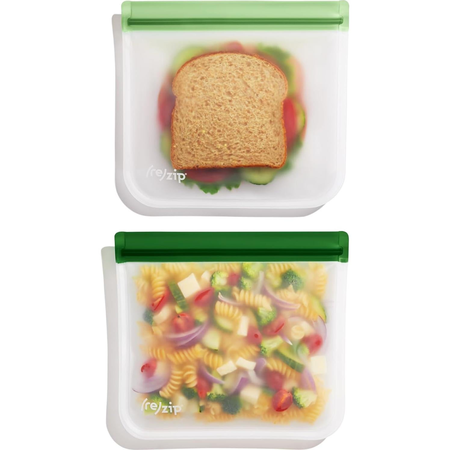 Estante de Secado re)zip con 2 Bolsas Reutilizables a Prueba de Fugas