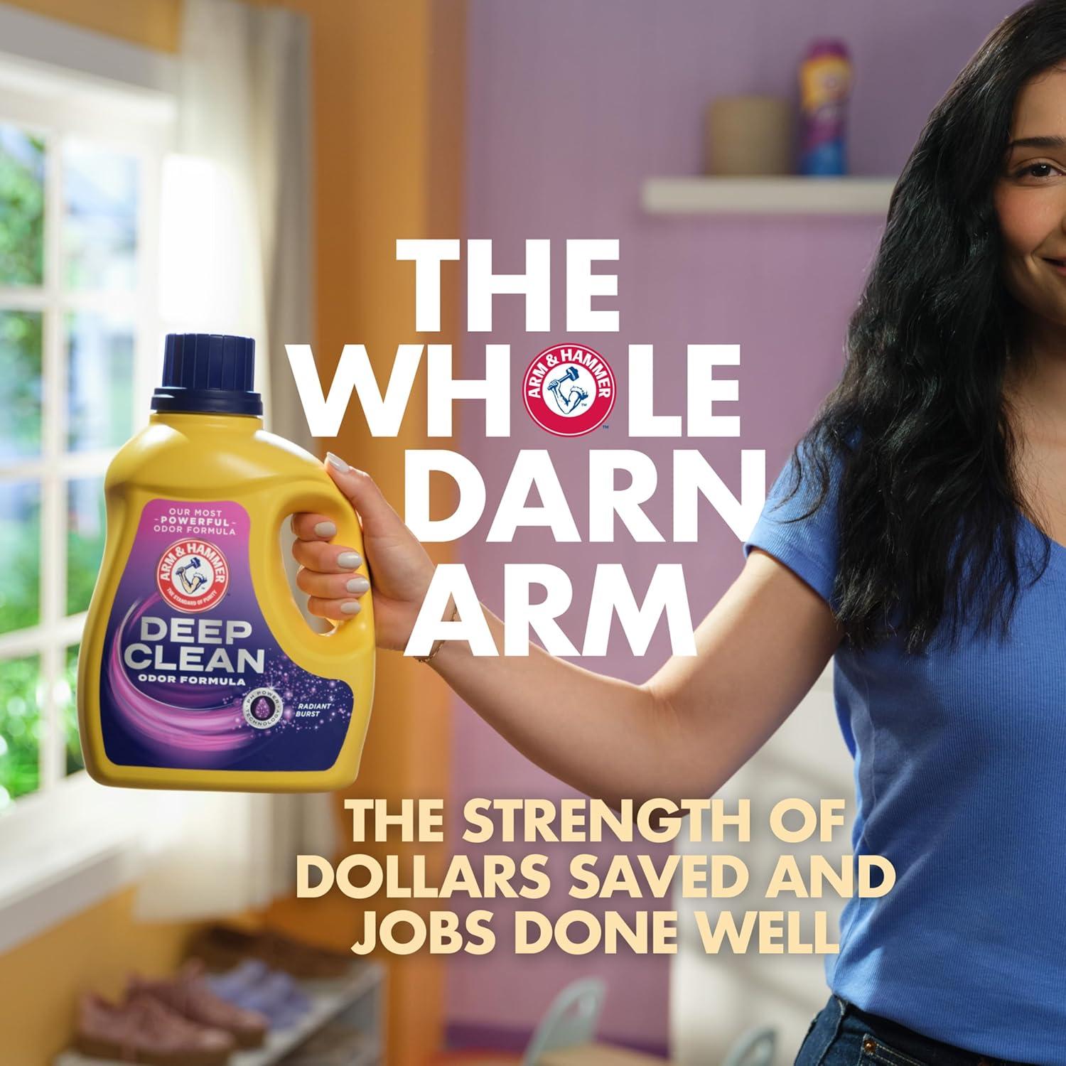 Detergente Líquido para Ropa ARM & HAMMER 3025 ml - Limpieza Profunda