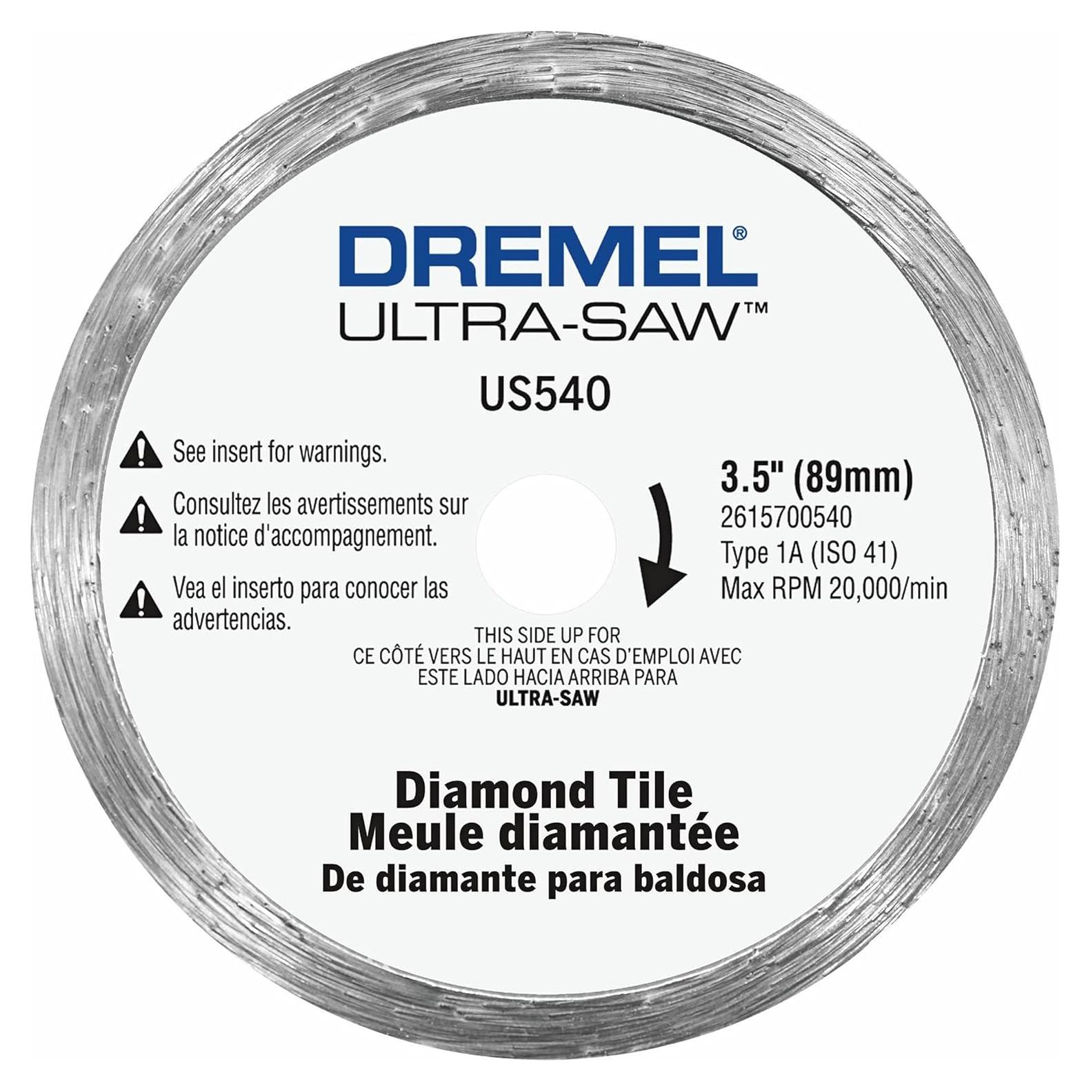 Rueda de Corte de Diamante Dremel US540-01 8.89 cm para Azulejos