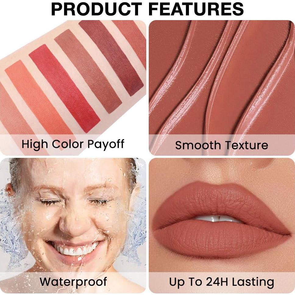 Delineador de Labios Retráctil FeiCuiYun 01 Naranja Crema